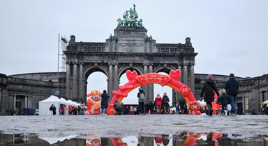 比利時布魯塞爾舉辦春節廟會